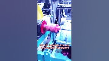 how to separate iron ore by magnetic separator?
