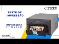 Teste de impressão Impressora CX-02
