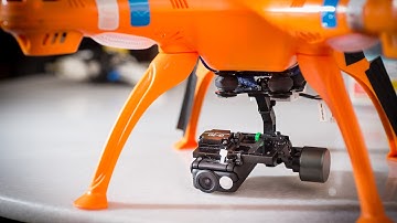 SYMA X8C with 2D Gimbal and Mobius Action Cam