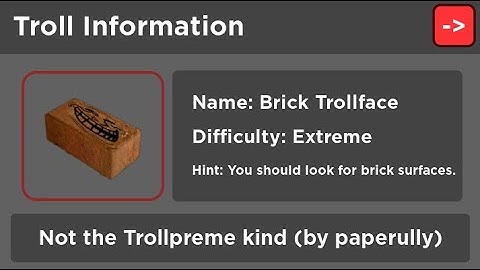 How To Find Brick Trollface In Find The Trollfaces: Re-Memed