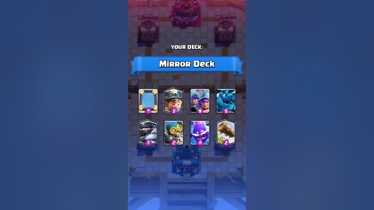 best mirror deck 🤯💯 clash royale viral battleroyale shorts YouTube