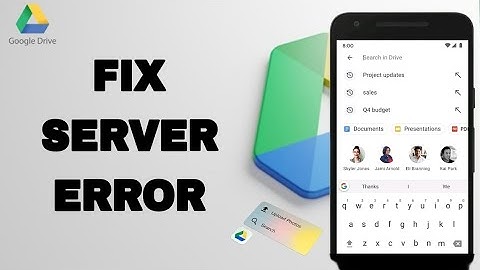 How To Fix And Solve Google Drive Server Error | Final Solution