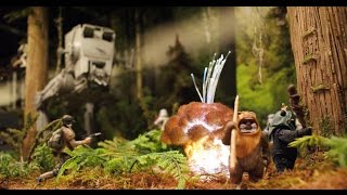 Star Wars Battle of Endor Forest Diorama - MAKING OF