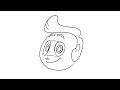 Анимация подмигивания. Черновая (Animation)