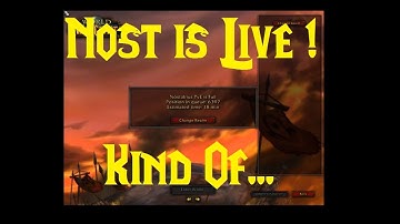 Nost/Eylsium Servers Up!!!.... Well, kind of