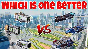WR🔥 Decay Hazard Blight VS Nucleon Atomizer Quarker Weapon Comparison |WAR ROBOTS|