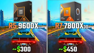 RYZEN 5 9600X vs RYZEN 7 7800X3D | Test in 6 Games