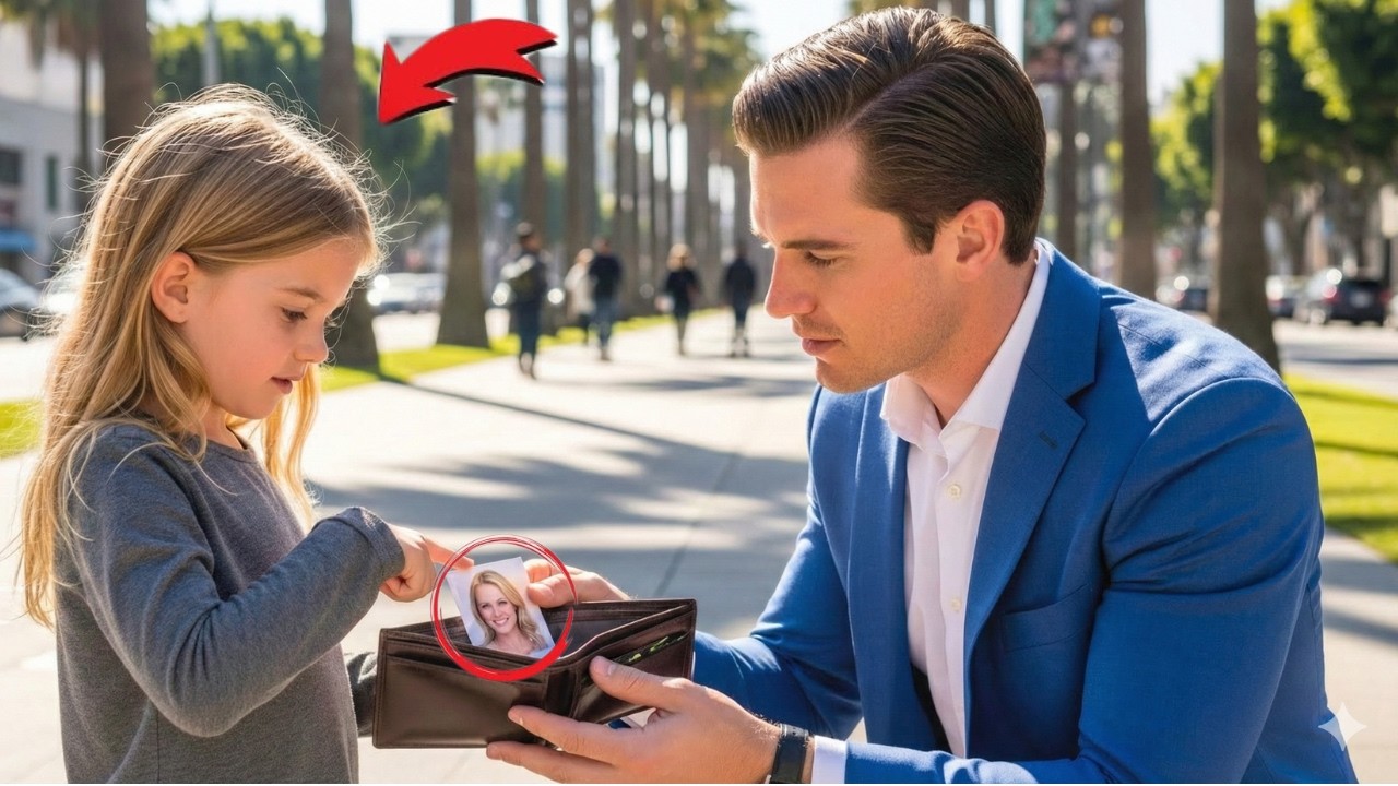 MENINA POBRE ENCONTRA FOTO DA MÃE NA CARTEIRA DE MILIONÁRIO — A VERDADE MUDOU TUDO.