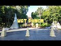 Khwalking in wat phnom phnom penh  what to do in wat phnom ancient temple  2023