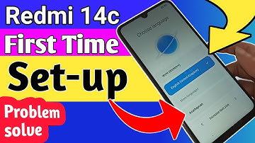 Redmi 14c First Time Setup // Redmi 14c First configuration