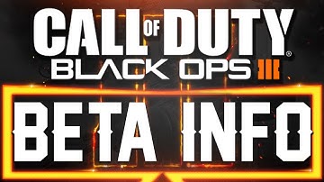 BLACK OPS 3 BETA INFO! - DEMOLITION RETURNS, MAPS, UNLOCKS & GAME MODES! ("BO3 Info")