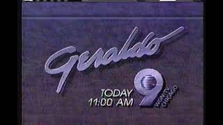 Geraldo On Wgn Tv 9 Promo 1988