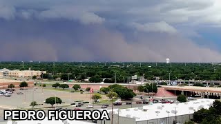 Drone video: Dust storm hits Lubbock