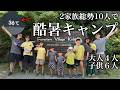 【大酷暑】気温36度の真夏日に初キャンプは壮絶でした…