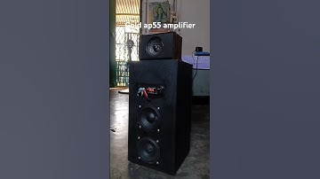 Gold ap55 amplifier and 15watt subwoofer and 15watt woofer#likesubscribe.