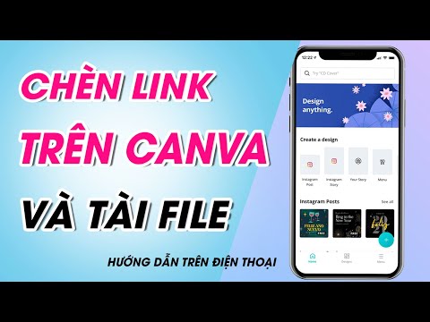 Cách chèn link trên Canva và tải file chứa liên kết về điện thoại mới nhất 2023