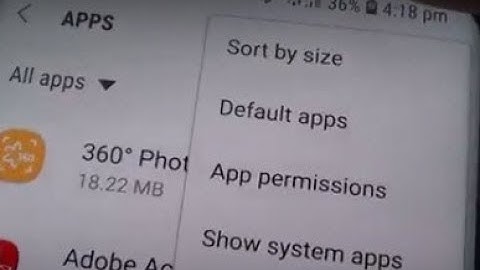 Samsung Galaxy S9 / S9+: How to Sort Apps by Size / Name in Settings