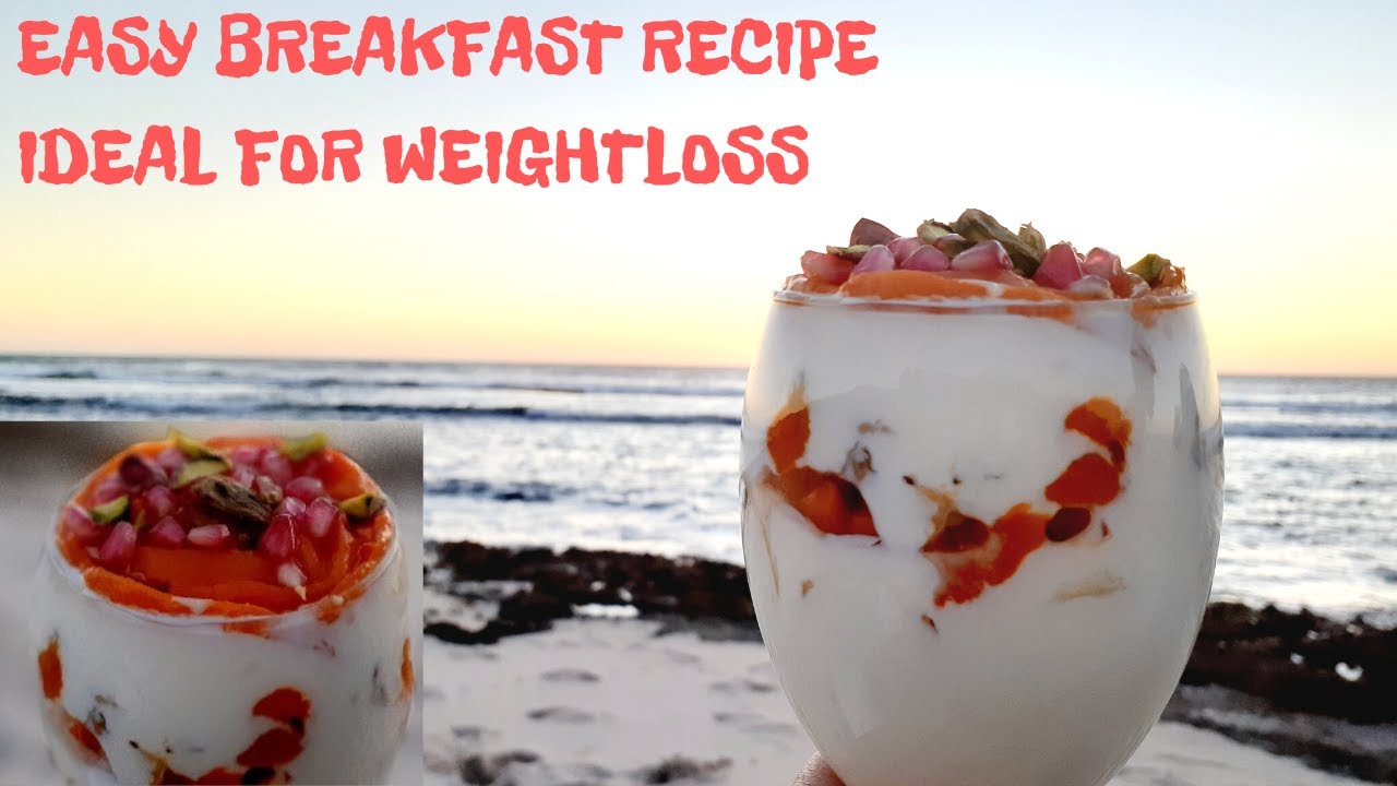 Easy, Nobake, NoCook, Weight loss, Healthy Yogurt Parfait Recipe for