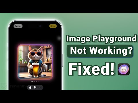 How To Use iOS 18 Image Playground - Image Playground Not Showing / Working Fixed!