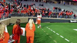 Christian Wilkins celebrates winning Atlantic division title after BC win