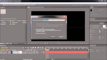 60 Second After Effects Tutorial   Show Cropped Portions of Precomps  HD