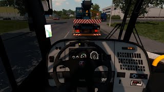 Busscar Vissta Buss LO Scania K124 - Euro Truck Simulator 2 [Steering wheel gameplay]