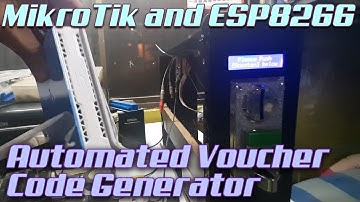 DIY Piso Wifi Vendo - Mikrotik Haplite Automated Voucher Generator via Esp8266(NodeMcu) affordable