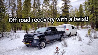 Helping a homeless veteran start a new life.  Off road recovery with a twist