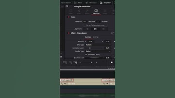 Change the duration of multiple transitions in DaVinci resolve
