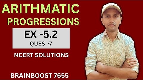 Arithmetic Progression ll chapter 5 ll Class 10 Maths ll NCERT solutions #