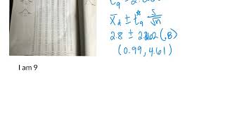 Ch 25 Matched Pairs t-test, mean of differences