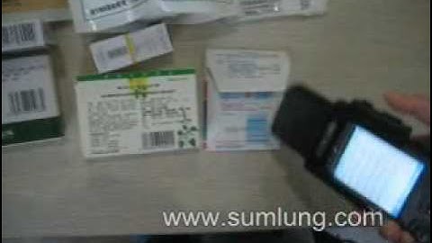 Scan barcode data on medicine?Mobile Barcode Scanner MS30 in medical & health care of Hospitals.