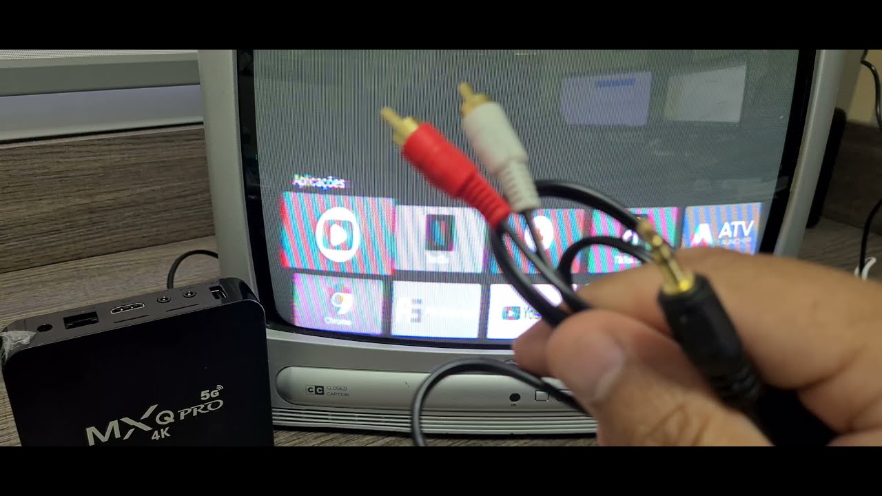 Como resolver a imagem preto e branco do Tvbox na TV de Tubo não dá cor