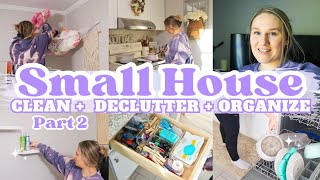 SMALL HOUSE CLEAN + DECLUTTER + ORGANIZE 2024 | EXTREME CLEANING MOTIVATION | MarieLove