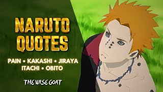 All Naruto Quotes And Speech Anime Quotes Part - 1