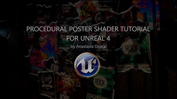 Procedural Poster Shader Tutorial - Unreal 4