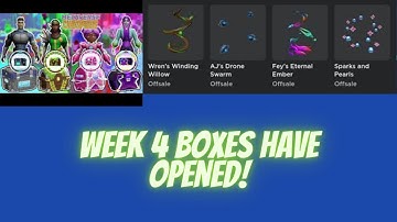 All week 4 METAVERSE CHAMPIONS EVENT BOXES HAVE OPENED! | Roblox