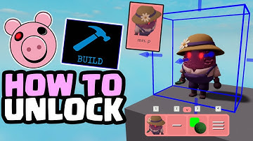 HOW TO UNLOCK MRS P NPC IN PIGGY BUILD MODE [FULL GUIDE]🐷🥔