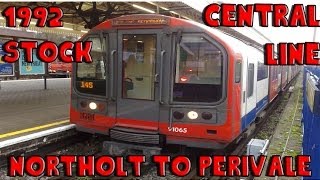 OpenBVE: Central Line Northolt to Perivale 1992 Stock