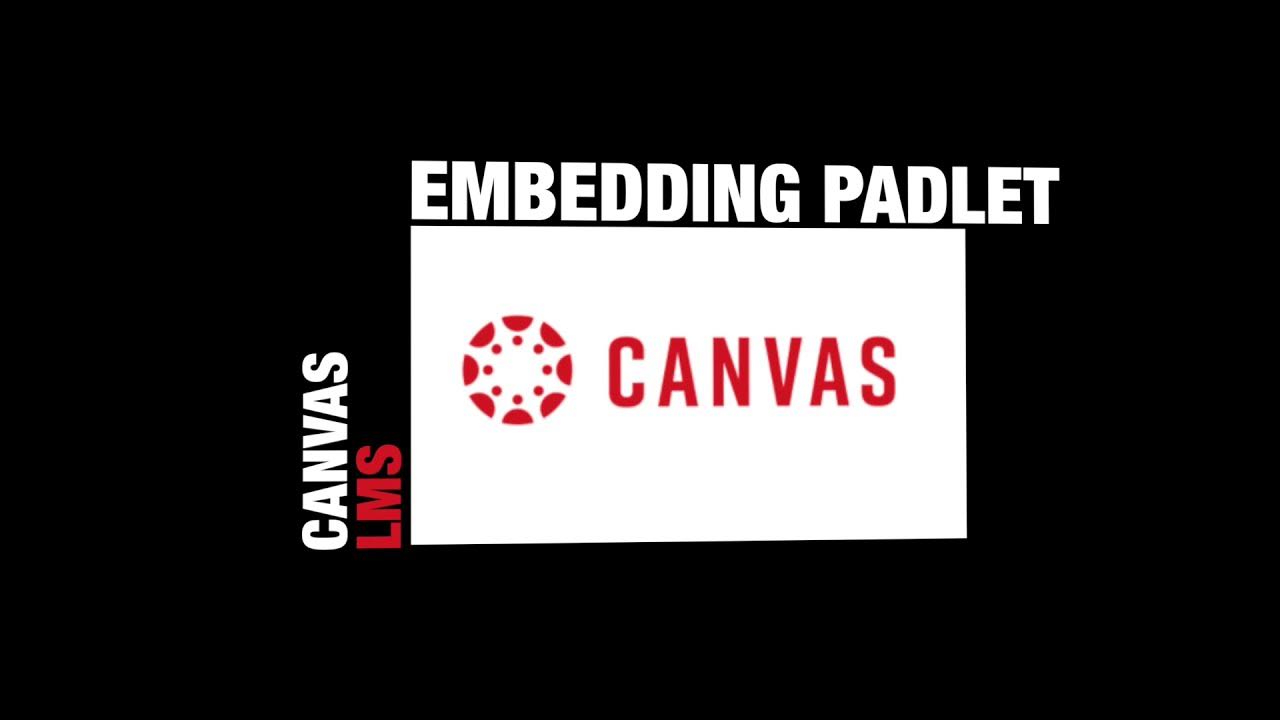Canvas Embedding Padlet YouTube