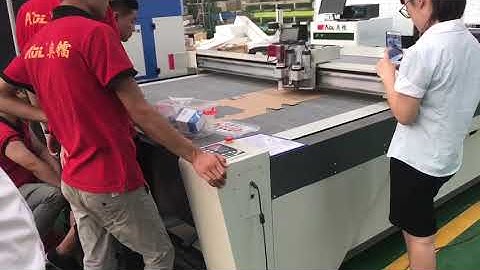 cnc oscillating knife cutter for corrugated paper box cardboard