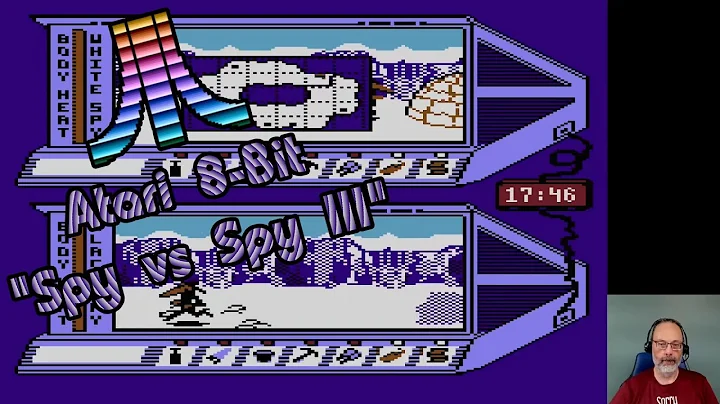 Atari 8-Bit Game Play, Spy vs Spy III: Arctic Antics