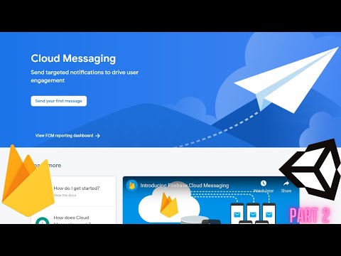How to Make Firebase PushNotification for Your Mobile Game [ Cloud Messaging 2 ]Unity 2021