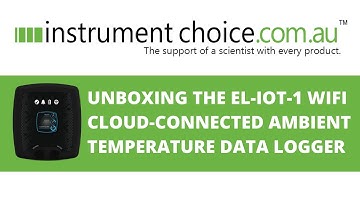 Unboxing the EL-IOT-1 WiFi Cloud-Connected Ambient Temperature Data Logger
