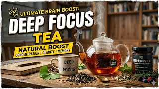 Deep focus tea blend for mental clarity