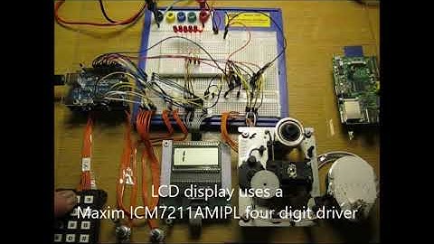 Arduino BCD LCD stepper