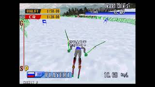 MAME - Nagano Winter Olympics '98 (GX720 EAA) - Alpine Skiing Super-G [Time: 01:25.03] [W0,106]