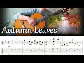 Autumn leaves   fingerstyle guitar  tab
