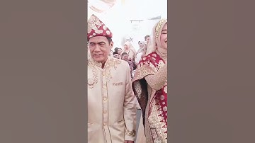 Prosesi menuju pelaminan ❤️#nikah