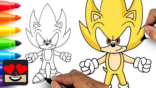 How To Draw Super Sonic